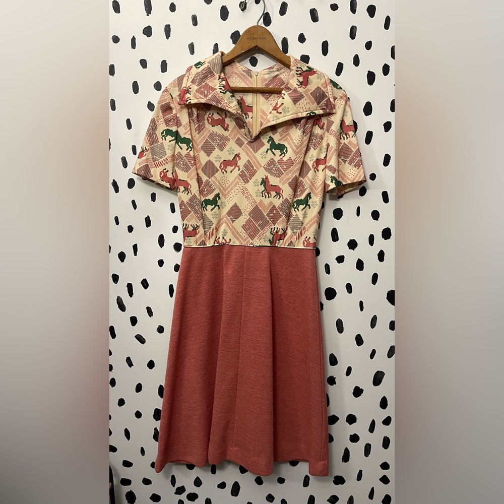 Vintage Handmade horse dress
